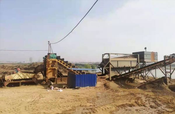 抽砂、篩分、水洗